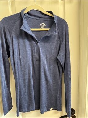 Merino tech half zip women’s 100% merino wool